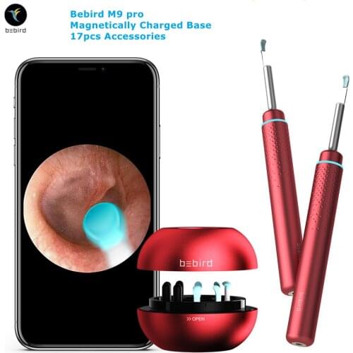 Bebird M9 Pro Otoscope Cleaning Endoscope Camera 3.9mm WiFi Intelligent Visual Otoscope Stick Otoscope Cleaner