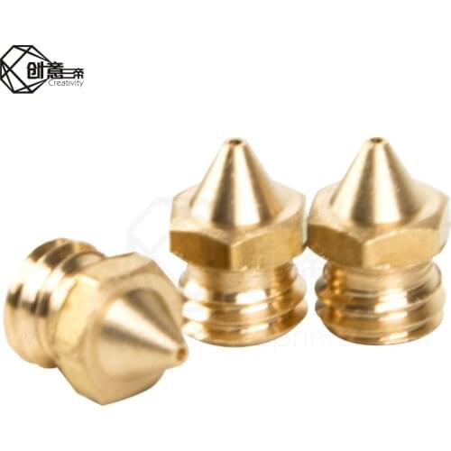HOT Sale Hotend Brass Extruder 0.4/0.6/0.8mm 2 in1out Nozzle for CR-X/CR-X PRO/Geeetech A10M, A20M, A30M, A10T, A20T,A30T