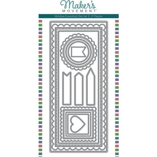 2021 AliliArts Metal Cutting Dies slimline essentials diy Scrapbooking Photo Album Decorative Embossing PaperCard Crafts Die