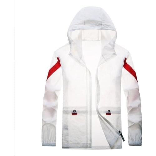 Mens Outdoor Sun Protection Clothing Summer Thin Breathable Jacket Fashion Ladies Long Sleeve Windbreaker New Fishing Clothes