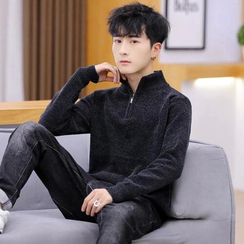 Black Warm Sweater Army Green Mens Sweaters Coffee Turtleneck Thickened Long Sleeve Winter Leisure Mens Sweater Pullovers