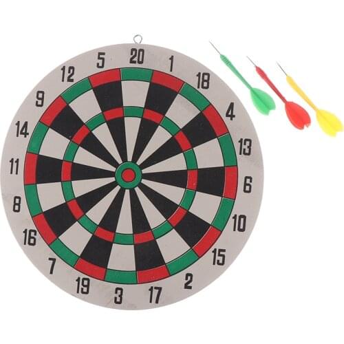 1 Set New Dart Board & Darts Game Set Perfect for Man Cave Game Room Kids Decoration