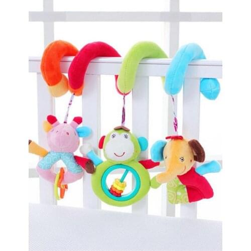 Newborn Puzzle Bed Around Plush Doll Boys And Girls Bed Bell Childrens Bed Ornaments Rattle Baby Educational Toys