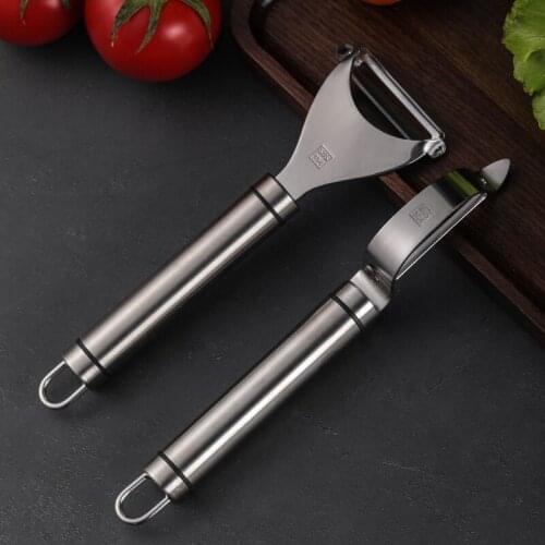 SUS 304 Stainless Steel Peeler Paring Knife For Fruit Vegetable Y Type And Bow Type Kitchen Accessories Tools