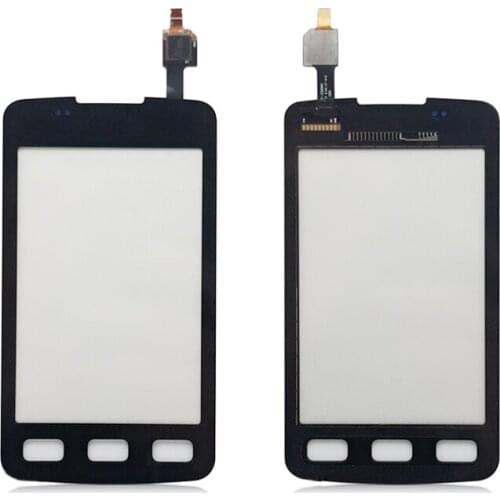 For Samsung S5690 Touch Screen Front Glass Touch Panel Cover Front Outer Glass Lens sensor Repair Parts