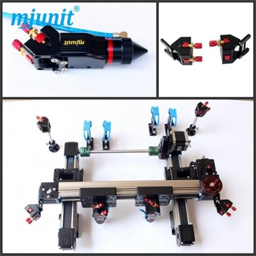 Whole set of Mechanical Parts for Laser Cutting Machine Working Area 60*90 cm Laser Head Guilder Rail Mechinical Parts