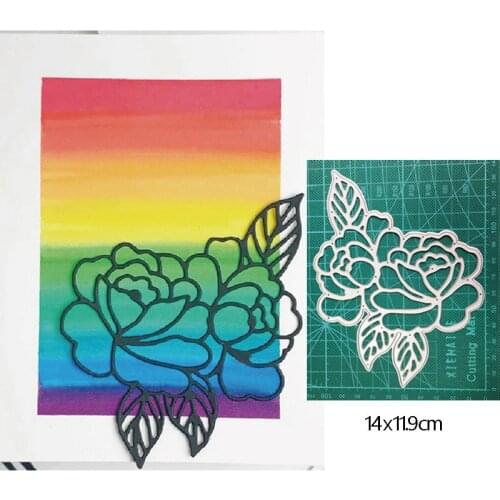 Christmas Flower Metal Cutting Dies Stencils dies for DIY Scrapbooking dies Decoration Album Paper Craft dies Embossing Die Cuts