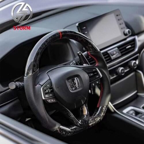 For Honda 10th Accord Custom Carbon Fiber Steering Wheel 2017 2018 2019 2020