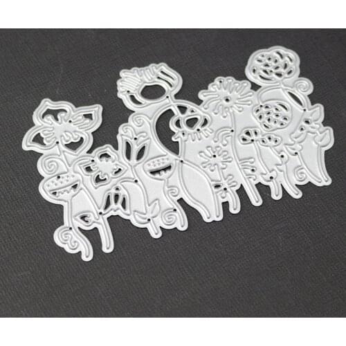 Scrapbooking Flower Leaves Metal Cutting Dies For DIY Photo Album Embossing Paper Cards Making Decorative Crafts Party Gifts Kid