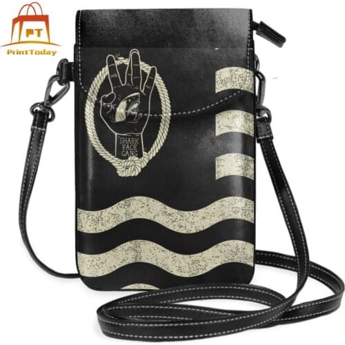 Macklemore Shoulder Bag Sharkfacegang Leather Bag Mini Pattern Women Bags Student Crossbody Street Woman Multifunctional Purse