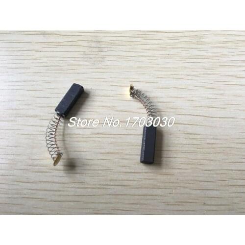 50 Pcs Dark Gray 5 x 6 x 19mm Electric Motor Carbon Brushes