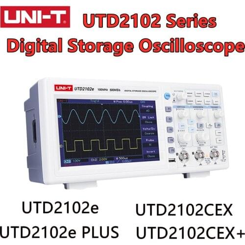 UNI-T UTD2102e UTD2102CEX UTD2102e plus UTD2102CEX+Digital Storage Oscilloscope Laboratory Electronic Repair Waveform Tester