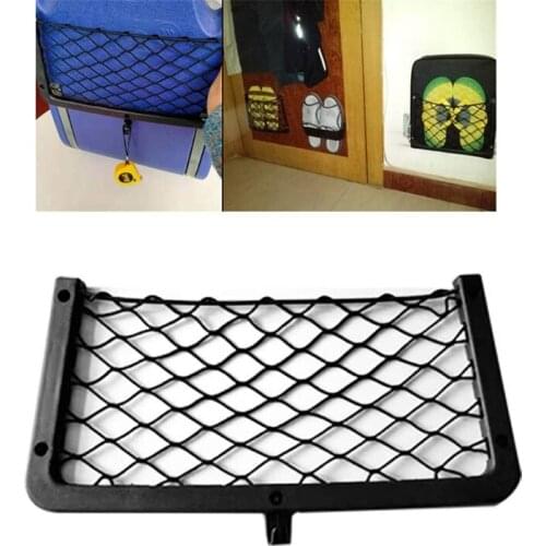 Universal Framed Stretch Mesh Net Pocket for Auto RV Home Marine Car Accessories Backrest of Auditorium Seat