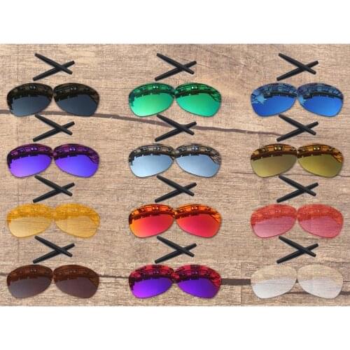 Vonxyz 20+ Color Choices Polarized Replacement Lenses & Ear Socks for-Oakley Crosshair New 2012 OO4060 Frame