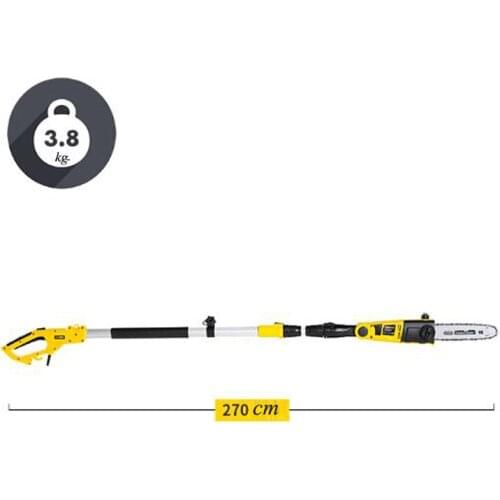 High-altitude Telescopic Electric Chain Saw 220V Plug-in Type High Branch Saw Exchange 710W Long Pole Shear KM-PCS06-710