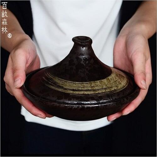 Japanese samll casserole stew pot steamer Moroccan Tajine soup rice nonstick cooker general seafood hot pot health saucepot