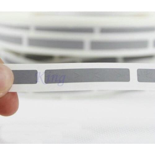 1000 Scratch Off Sticker 8 x 55mm Silver Color Blank Code Cover Password Sticker Scratch Card Sticker