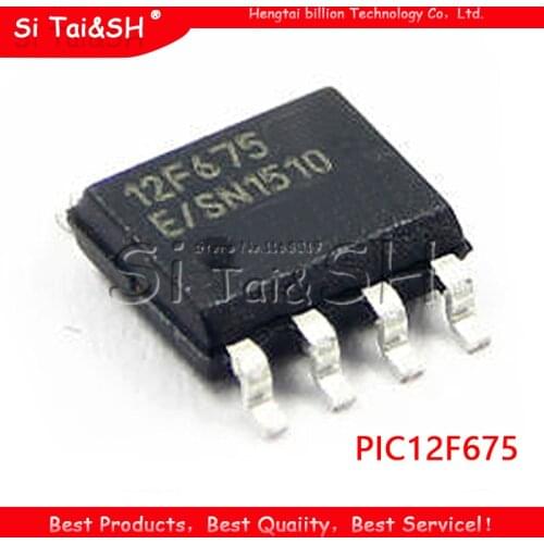 2pcs/lot PIC12F675-I/SN=PIC12F629 SOP-8 PIC12F675 SOP 12F675-I/SN SMD 12F675
