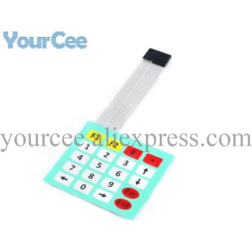 5 pcs 20 Key Membrane Switch 4x5 Matrix Array Keypad Keyboard Control Panel Microprocessor Keyboard Controller for Arduino 5*4