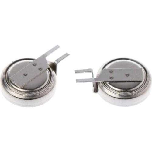 2 Pcs for seiko MS621FE FL11E 3V 5.5mAHr Rechargeable Battery Super Capacity