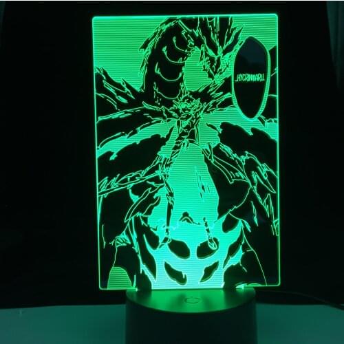 Anime Bleach 3d Lamp Hitsugaya Toushirou for Bedroom Decor Nightlight Cool Birthday Gift Acrylic Led Night Light Bleach