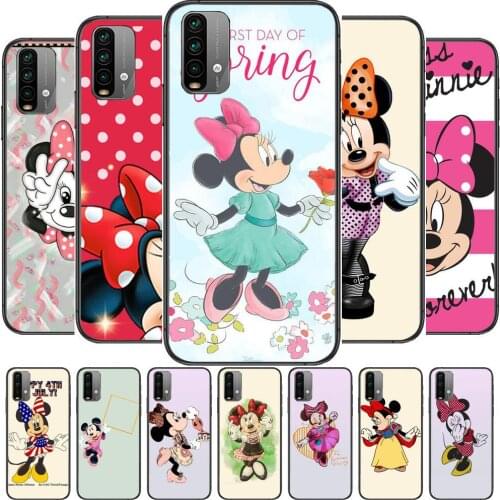 Meet Minnie Mouse Phone Case For XiaoMi Redmi 11 lite 9C 8A 7A Pro 10T 5G Anime Cover Mi 10 Ultra Poco M3 X3 NFC 8 SE cover