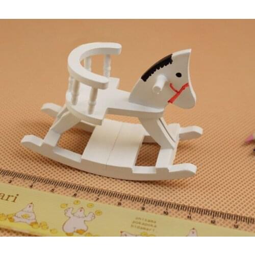 G05-X070 children baby gift Toy 1:12 Dollhouse mini Furniture Miniature baby wooden baby play chair 1pcs