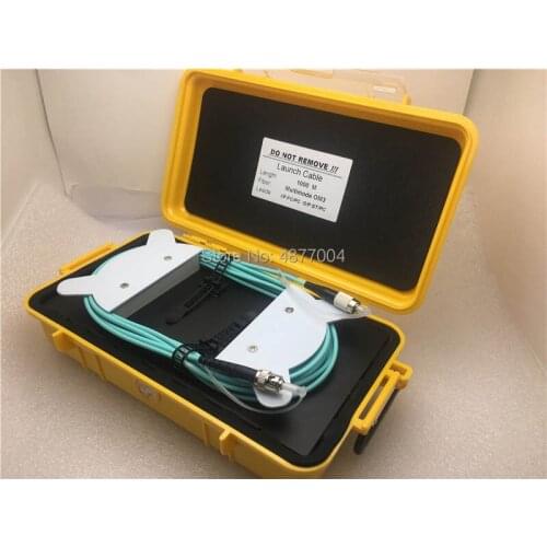 OTDR Launch Cable Box Single Mode,9/125 OM3 FC-SC 500M Multimode OTDR Launch Cable