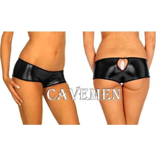 Cool Leatherwear Boxer* 2041*Ladies G-string T-back Teddy Bikini Boxer Triangle Pajamas Skirt Suit Middle trousers Free Shipping