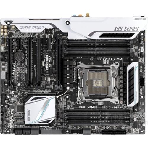 Free shipping original motherboard for for ASUS X99-PRO DDR4 LGA 2011-V3 USB2.0 USB3.0 boards 64GB X99 Desktop motherborad