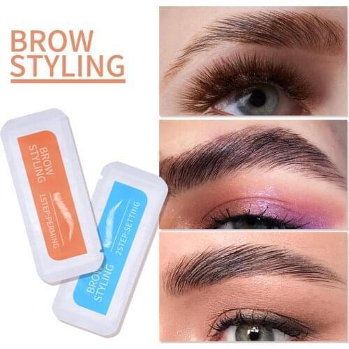 Easy Brow Lamination Kit Keratin Brow Lift Set Eyebrow Lifting Perming Eyebrow Enhancer Semi Permanent Brows Styling Makeup