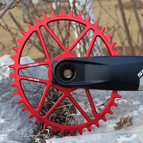 PASS QUEST Offset 0mm GXP Oval Narrow Wide Chainring Crankset For Sram XX1 X01 MTB Mountain Bike Chain Wheel Bicycle Gear 30-42T