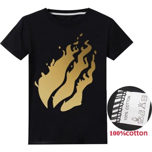 New Summer PRESTONPLAYZ T-Shirts for Girls Boys Preston Playz Short Sleeve T Shirt Tops Children Cotton Sports Leisure Tees