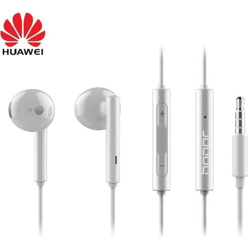 Original HUAWEI Honor AM115 In-ear Earphone + Mic Remote control 3.5mm For HUAWEI P7 P8 P9 lite P10 plus mate 7 8 9 for Android