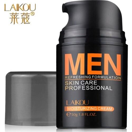 LAIKOU 50g Mens Replenishment Whitening Sunscreen Moisturizing Cream Mineral Essence Face Care Moisturizer Cosmetic Cream