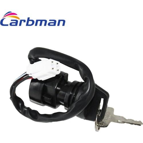 Carbman IGNITION KEY SWITCH FOR YAMAHA YFZ450 YFZ450V 2004 2005 2006 2007 2008 2009 ATV SWITCH