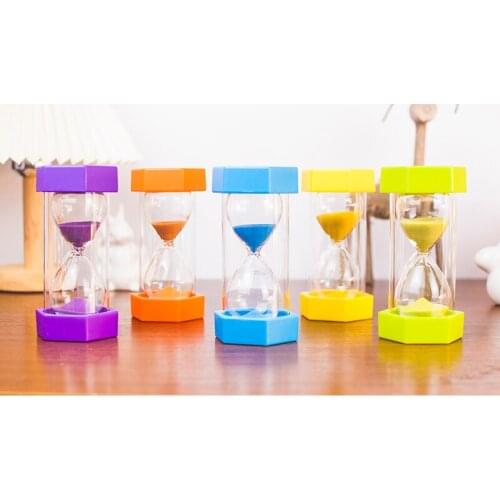 Hourglass 30 Minutes Sand Watch Clock Plastic Sandglass 60 Minute 15 20 Timing Home Decoration Accessories Children Gifts