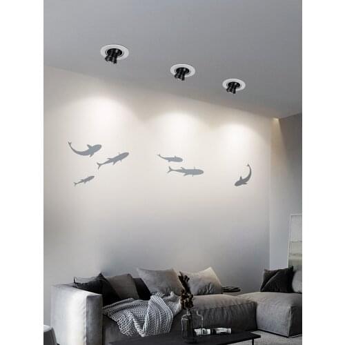 Nordic Art Corridor Ceiling Spotlight Modern Creative Porch Aisle Projection Lamp Living Room Background Wall Decoration Lights