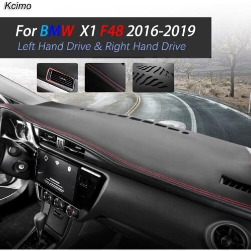 For BMW X1 F48 2016 2017 2018 2019 Anti-Slip Mat Dashboard Cover Pad Sunshade Dashmat Protect Carpet Anti-UV Car Accessories Rug
