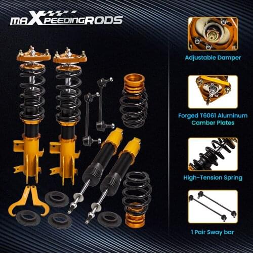 Coilovers Kits For Honda Civic Si FG FB LX EX Hybrid ILX DE 2012 2013 2014 2015 Adj. Height Coil Spring Shocks Struts Absorber