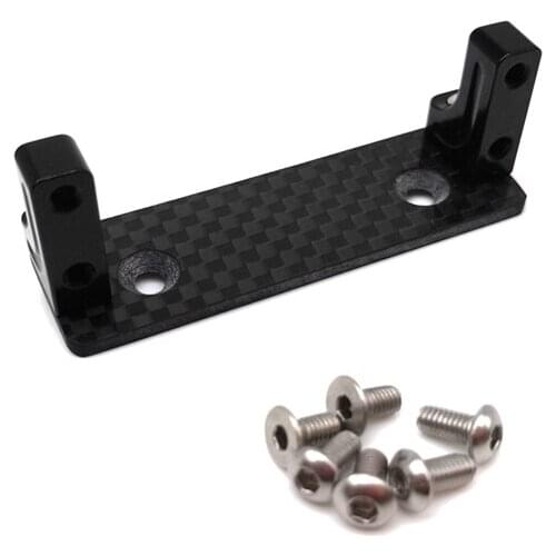 Servo Mount with Skid Plate Set for 1/10 RC Car Axial Wraith RR10