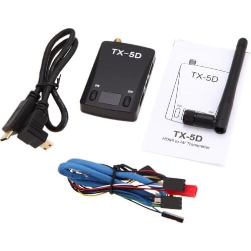 Skyzone TX-5D 5.8G 600MW 32CH 7~24V HDMI and CVBS to Audio Video Transmitter Module for Gopro Hero 3 3+ 4