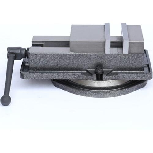 5'' Accu-Lock Milling Machine Vice QM16125 Bench Vise With Swivel Base Table For Milling Machine
