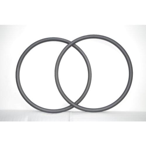 DEERACE 24'' BMX Carbon Road Clincher Bicycle Rims 30mm Deep 30mm Wide Folding Bike Wheel Rim BSD 507mm