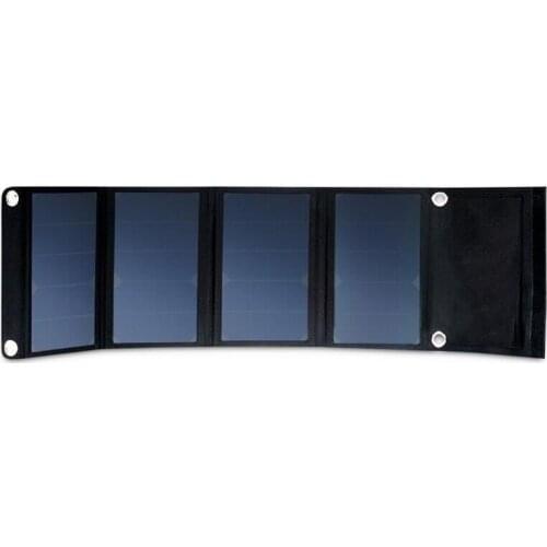 22W High Efficiency Solar Panel Charger Fordable and Portable Dual-Port Solar Cell Charger For Mobile Phones Power Bank