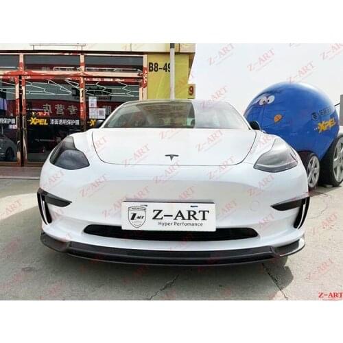 Z-ART Model 3 carbon fiber body kit for model 3 carbon fiber aerokit for Tesla 3 carbon fiber tuning kit wind spoilers