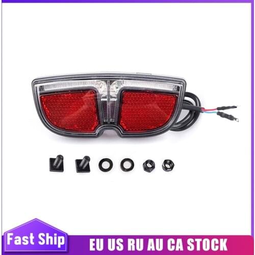 High Standard 6V LED eBike Tail Light For BBS BBS01B BBS02B BBSHD Mid Drive Crank Motor Kit Electric Bike Rear Rack Brake Lamp