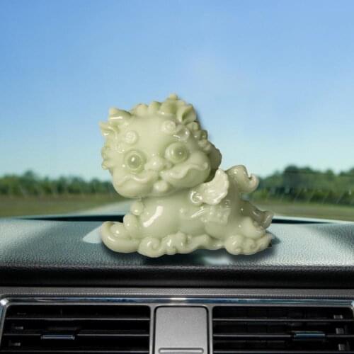 80% Dropshipping!!Car Hanging Decoration Fine Texture Handmade Resin Faux Jade Dangling Ornaments for Car Decor