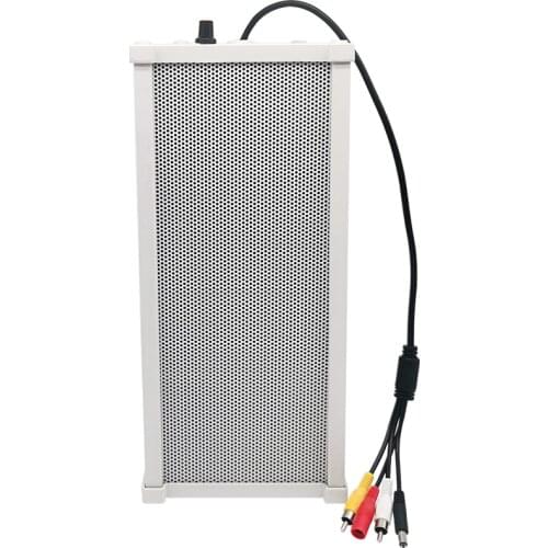40W Active Speaker DC12V 24V Built-in Power Amplifier High-fidelity Volume Control Sound Column