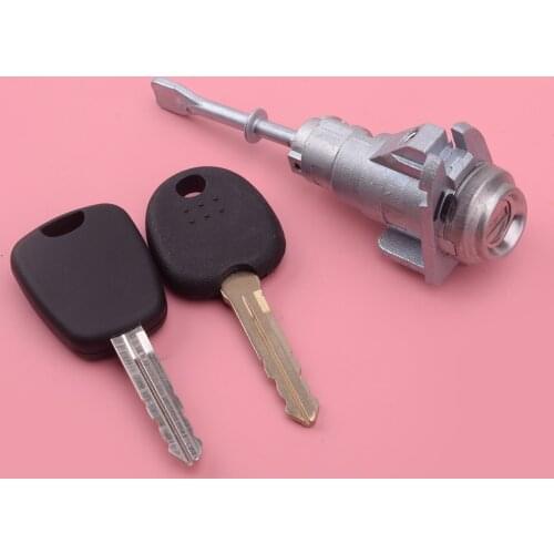 Car Front Left Side Door Lock Cylinder With Key Metal Silver Fit for Hyundai Elantra 2006 2007 2008 2009 2010